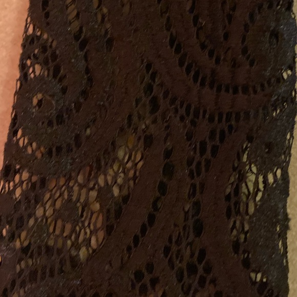 2/20$ or 15$ Mock neck ribbed lace top - Picture 4 of 8